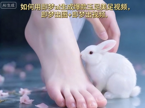 如何用即梦ai生成爆款玉足美足视频，即梦出图+即梦出视频，快速涨粉-星火轻创
