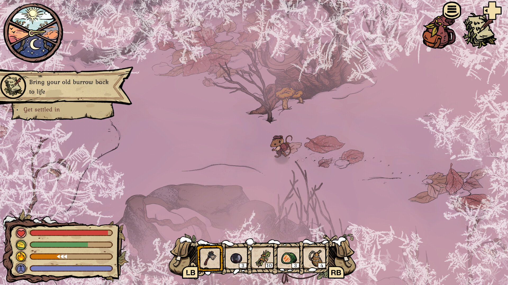 《林间暖巢 Winter Burrow》Switch美版中文NSZ下载 – 含1.0.3补丁-星火轻创