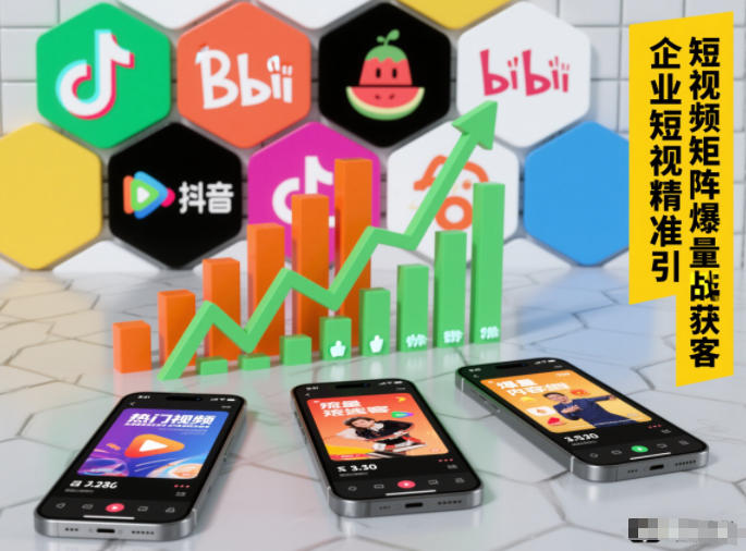 企业短视频精准引流矩阵获客，短视频矩阵爆量战法-星火轻创