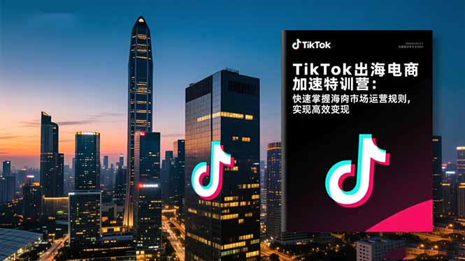 TikTok出海电商加速特训营-更新：快速掌握海外市场运营规则，实现高效变现-星火轻创