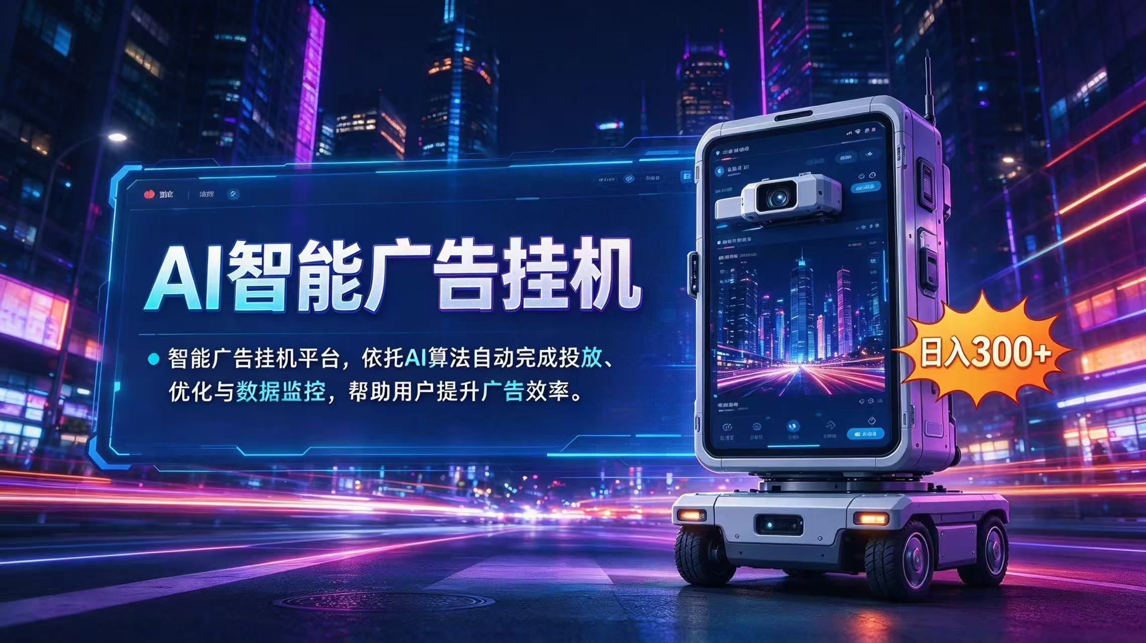 AI 智能广告挂机｜AI 自动运行，轻松托管广告任务-星火轻创