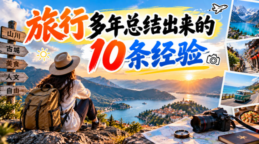 付费文章：旅行多年总结出来的10条经验-星火轻创