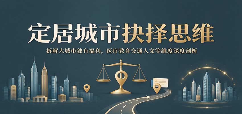 定居城市抉择思维：拆解大城市独有福利，医疗教育交通人文等维度深度剖析-星火轻创