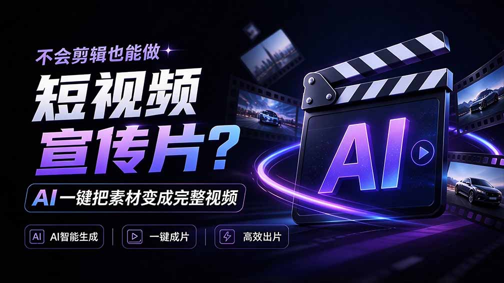 我跪下来了！不会剪辑也能做短视频宣传片？ AI 一键把素材变成完整视频，真是神奇，OpenFilm 超省事-星火轻创