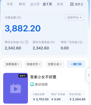 短剧搬砖新玩法,软件批量二创剪辑,7天赚了3800,赶紧做起来【附软件】-星火轻创