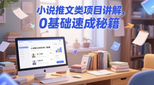 小说推文类项目讲解，0 基础速成秘籍-星火轻创