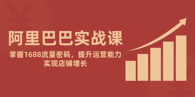 阿里巴巴实战课：掌握1688流量密码，提升运营能力，实现店铺增长-星火轻创