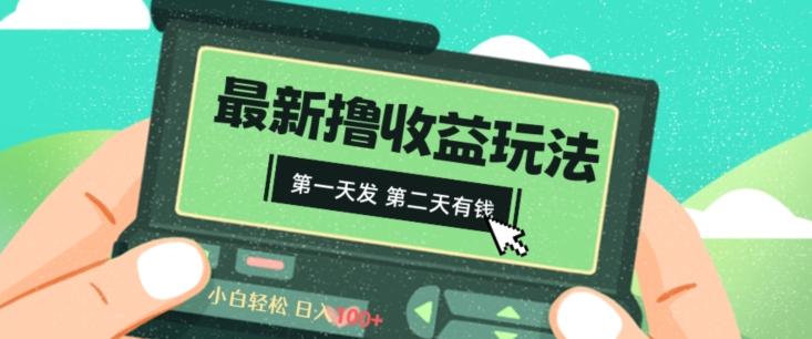 2024最新撸视频收益玩法，第一天发，第二天就有钱-星火轻创
