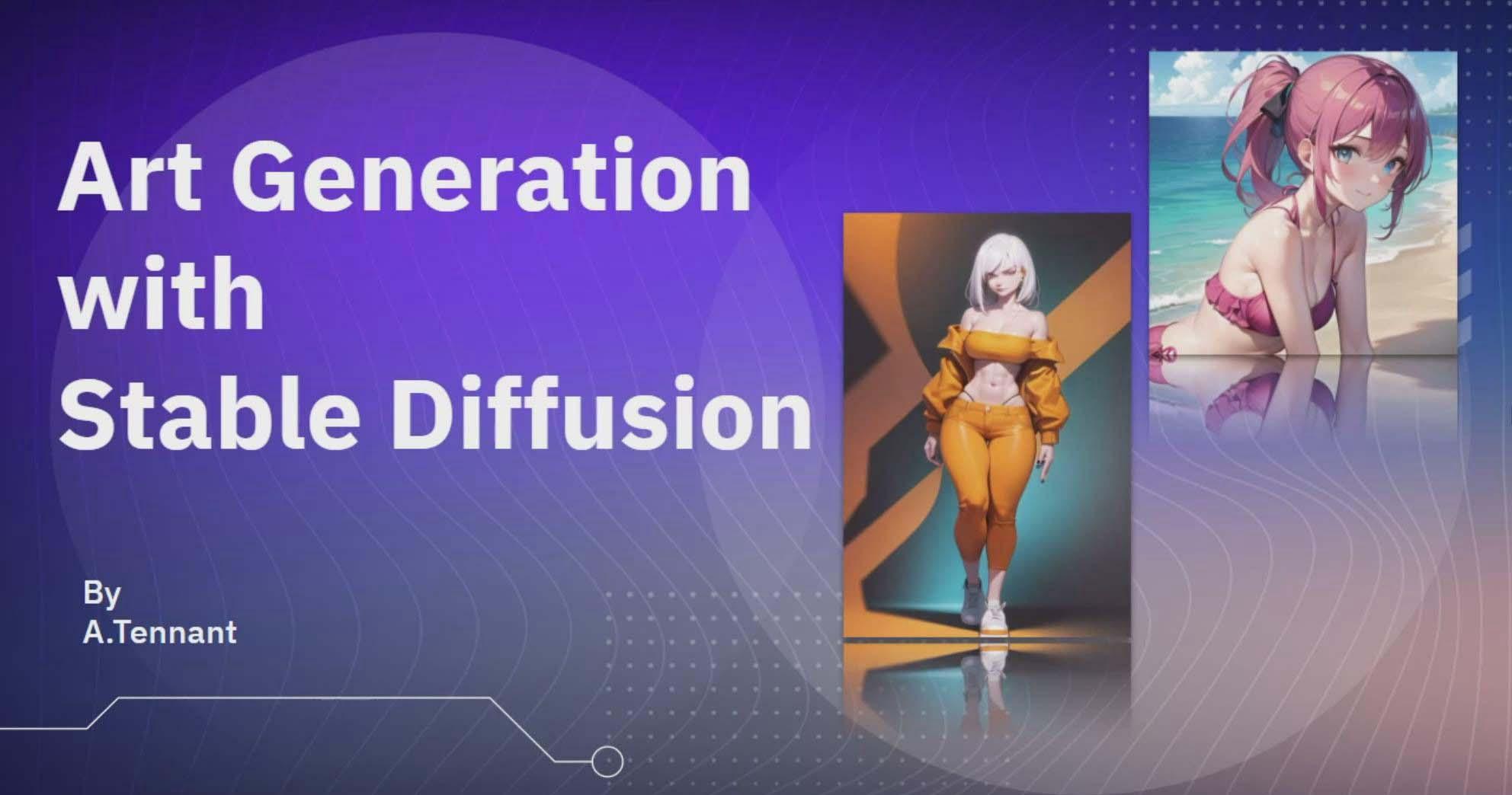 图片[1]-利用Stable Diffusion AI人工智能生成动漫艺术分步教程-14节课-中英字幕-星火轻创