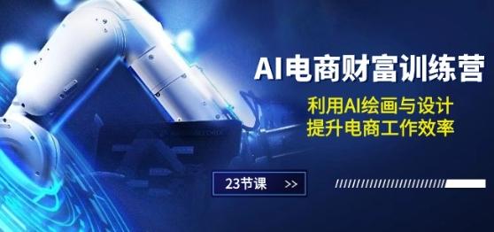 AI电商-财富训练营：利用AI绘画与设计，提升电商工作效率(23节课)-星火轻创