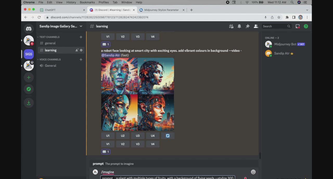 图片[2]-ChatGPT4 和 MidJourney AI 绘画聊天革命性指南教程-33节视频课-中英字幕-星火轻创