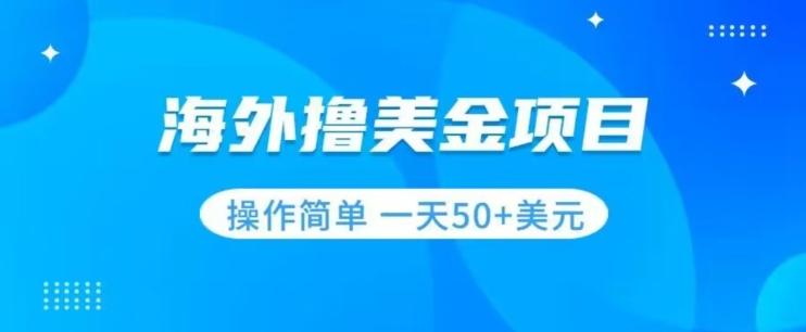 撸美金项目无门槛操作简单小白一天50+美刀-星火轻创