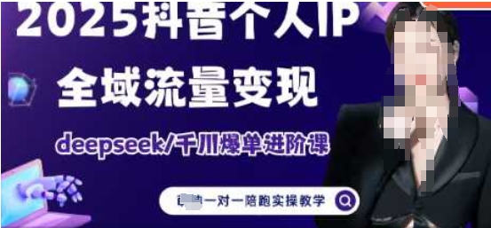 2025个人IP短视频带货(进阶版)全域流量变现，deepseek千川爆单进阶课-星火轻创
