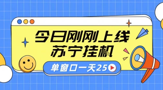 苏宁全自动采集挂G项目 稳定可批量 单窗口收益30+ 附教程【揭秘】-星火轻创