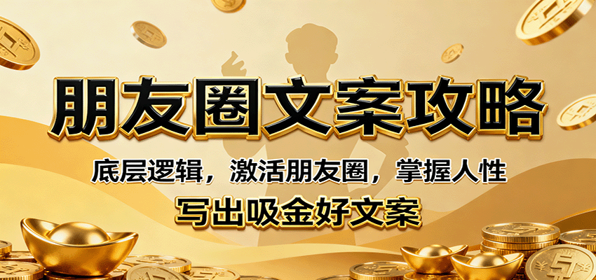 朋友圈文案攻略:底层逻辑,激活朋友圈,掌握人性,写出吸金好文案-星火轻创