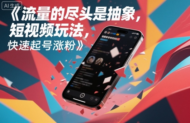 流量的尽头是抽象，抽象新奇特短视频玩法，快速起号涨粉-星火轻创