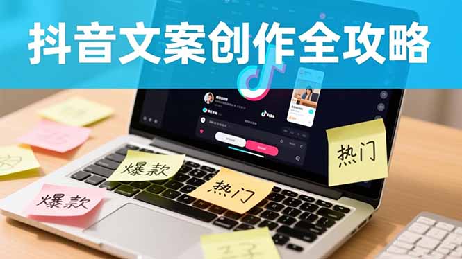 抖音文案创作全攻略：爆款标题九大绝招,100个模版直接套用,月入过万不是梦-星火轻创