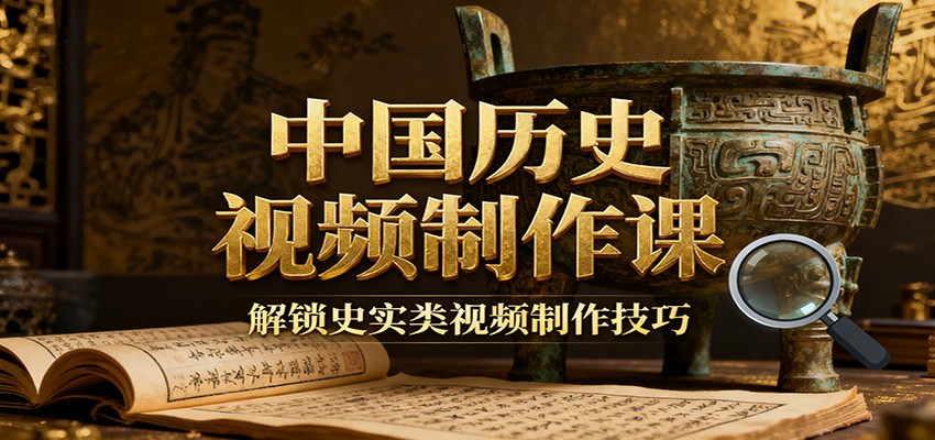 中国历史视频制作课：疆域地图集+参考文案+练习素材，解锁史实类视频制作技巧-星火轻创