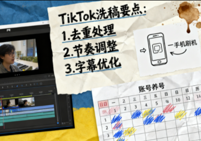 TikTok洗稿剪辑全流程课-星火轻创