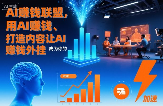 AI賺钱联盟，用AI賺钱、打造内容让AI成为你的賺钱外挂-星火轻创