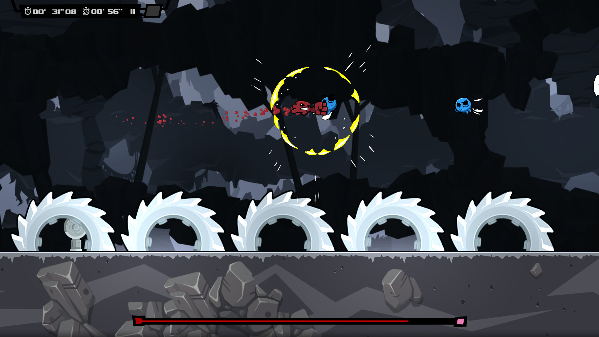 《超级食肉男孩：永无止境 Super Meat Boy Forever》Switch中文版NSZ下载 +v262144补丁-星火轻创