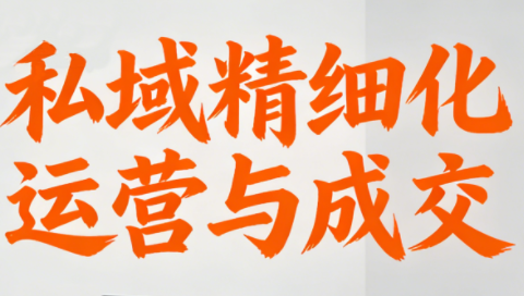 楚老师·私域精细化运营与成交-星火轻创
