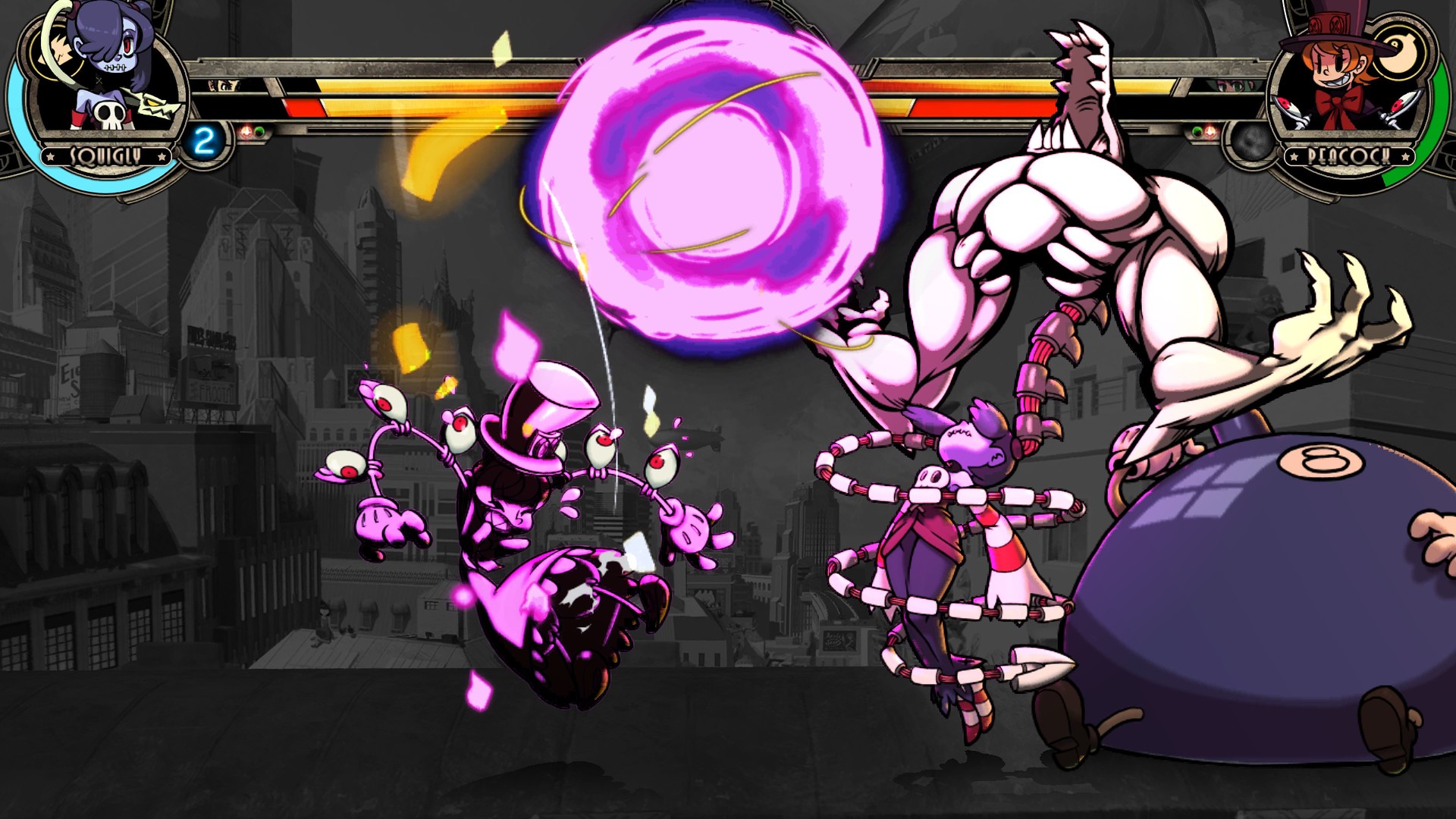 《骷髅女孩:二度返场 Skullgirls: 2nd Encore》Switch美版英文NSP下载 – 含1.0.11补丁+5DLC-星火轻创