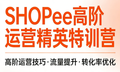 梦凡老师·Shopee虾皮高阶运营课程-星火轻创