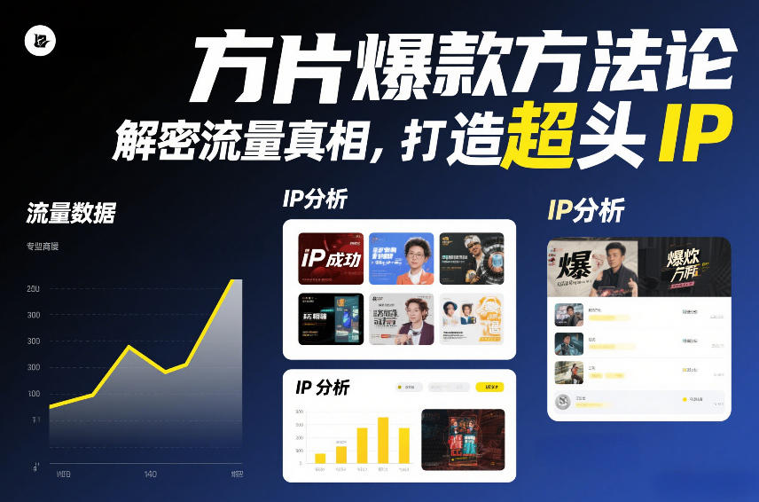 方片爆款方法论，解密流量真相，打造超头IP-星火轻创