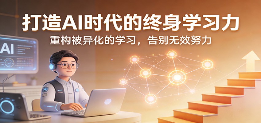 打造AI时代的终身学习力：重构被异化的学习，告别无效努力-星火轻创