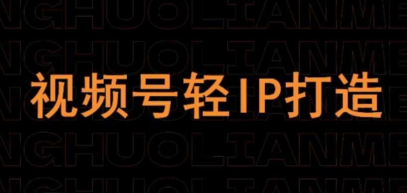 视频号线上课程，视频号轻IP打造-星火轻创
