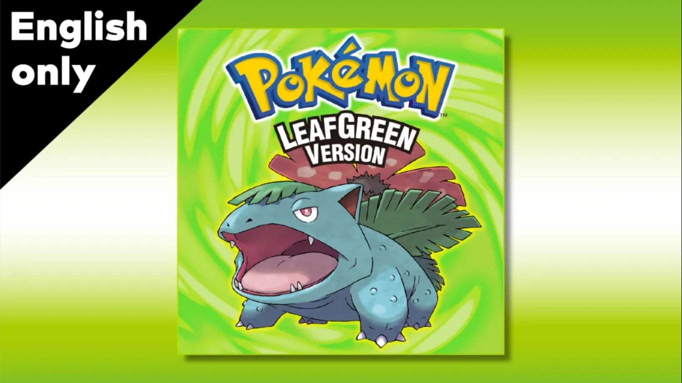 【美版】宝可梦叶绿 .Pokemon LeafGreen 中文汉化-星火轻创