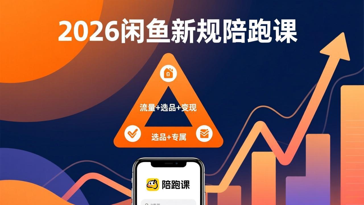 2026闲鱼高阶陪跑课全新上线，带你吃透新规玩转选品流量，从零搭建稳定变现盈利体系-星火轻创
