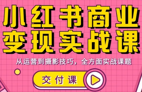饭饭老师·小红书商业变现实战课-星火轻创