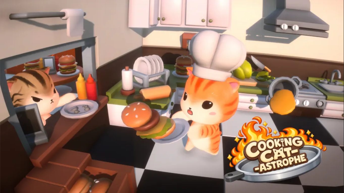 【美版】猫咪闹厨房 .Cooking Cat-Astrophe 中文-星火轻创