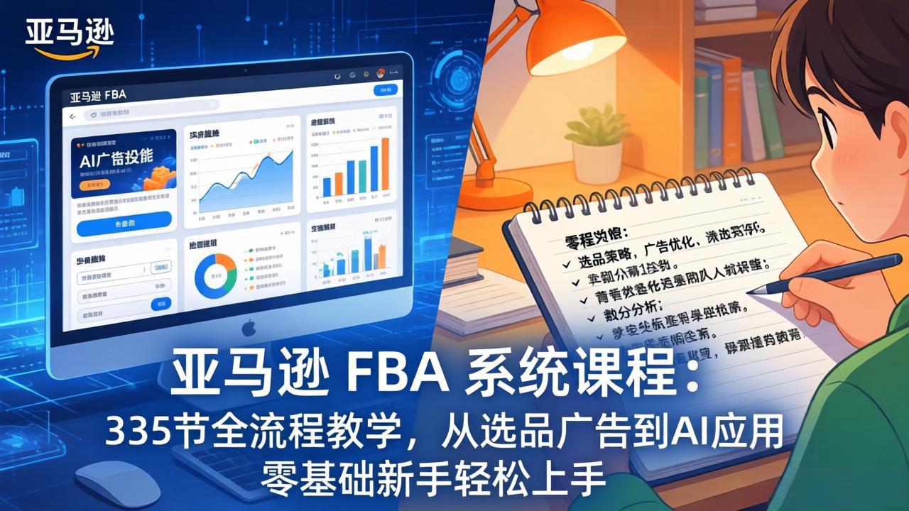 亚马逊 FBA 系统课程(更新26年3月-星火轻创