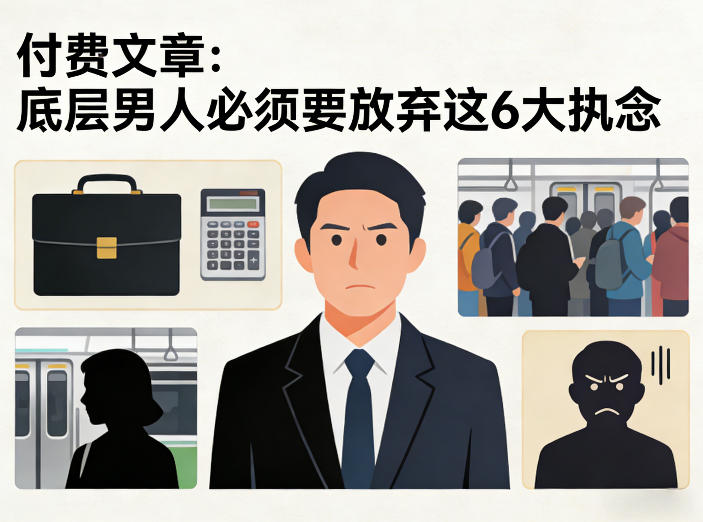 付费文章：底层男人必须要放弃这6大执念-星火轻创