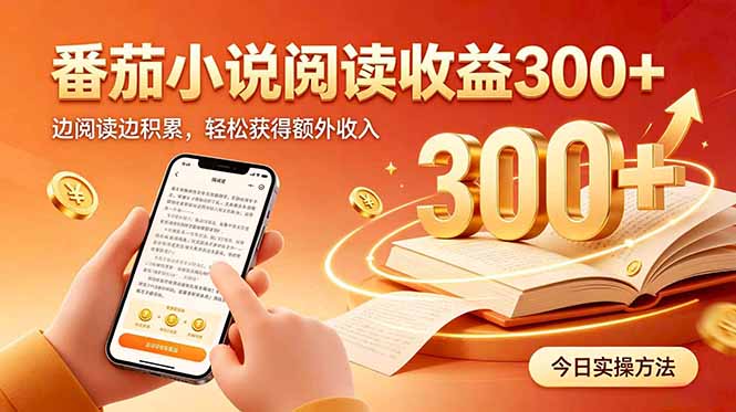 全自动番茄挂机玩法，日入300+边阅读边积累，轻松获得额外收入-星火轻创