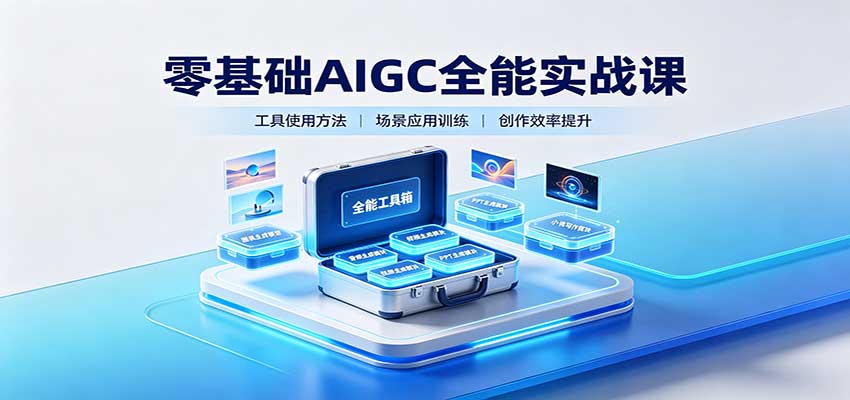 零基础AIGC全能实战课：覆盖绘画、影音、PPT、小说多场景AI创作-星火轻创