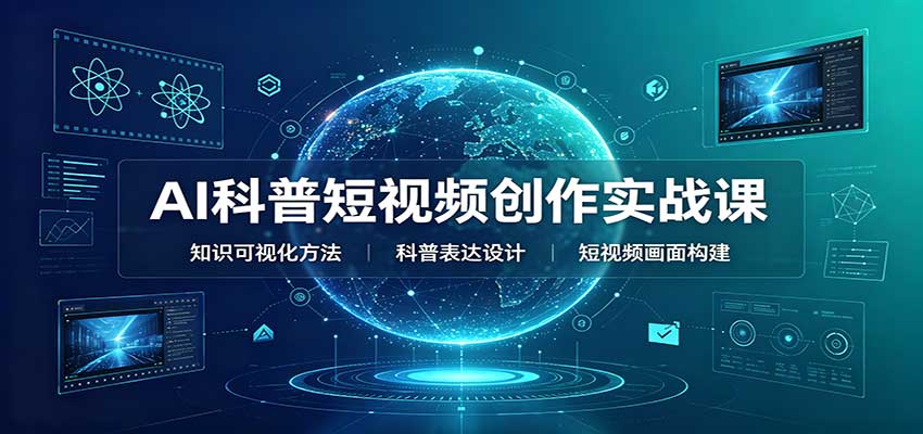 AI科普短视频创作实战课：配套要点文档，文案与视频提示词模板教学-星火轻创