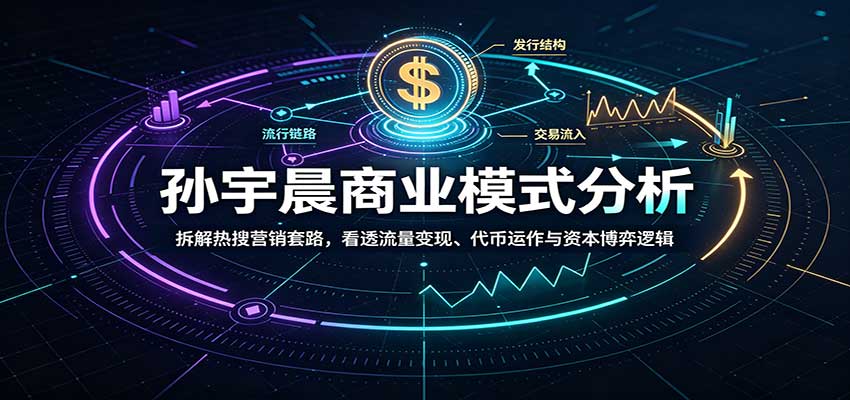 孙宇晨商业模式分析：拆解热搜营销套路，看透流量变现、代币运作与资本博弈逻辑-星火轻创
