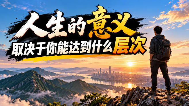 某公众号付费文章：人生的意义，取决于你能达到什么层次-星火轻创