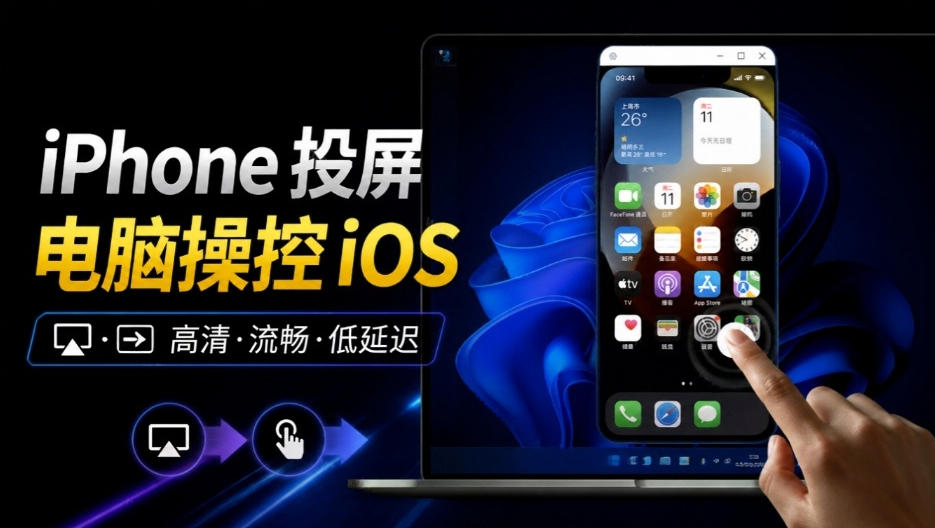 iPhone投屏到Windows电脑，还支持操控IOS系统，多台设备能同时上屏，有点意思iPhoneMirror-星火轻创
