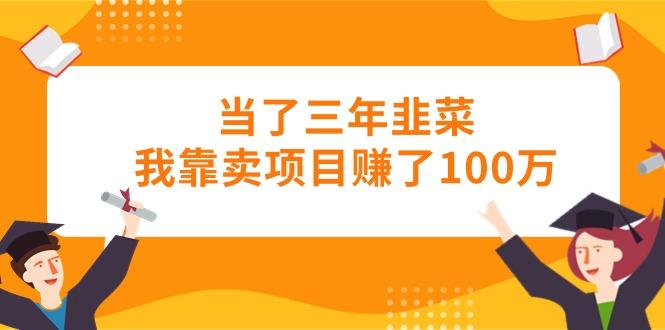 当了三年韭菜我靠卖项目赚了100万-星火轻创