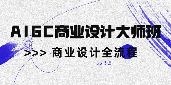 AIGC-商业设计大师班，商业设计全流程(22节课-星火轻创