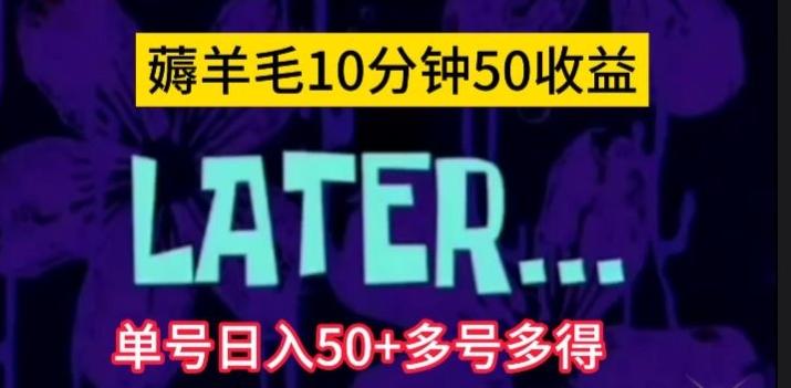 美团薅羊毛玩法，单号日入50+多号多得【仅揭秘】-星火轻创