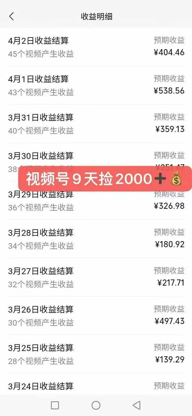 全新托管躺赚项目,微信视频号公众号托管代运营,每天五分钟,收益大几百-星火轻创