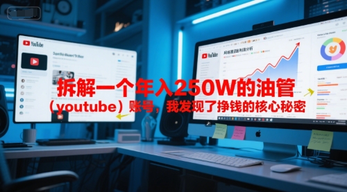 付费文章：拆解一个年入250W的油管(youtube)账号，我发现了挣钱的核心秘密-星火轻创