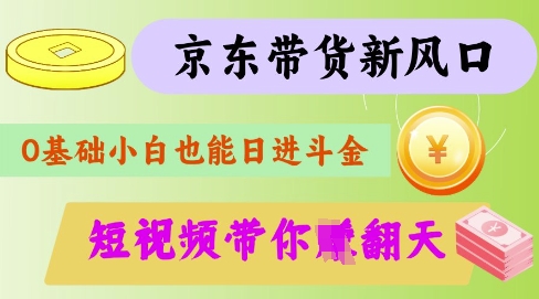 最新京东短视频带货代运营秘籍，轻松躺挣【揭秘】-星火轻创