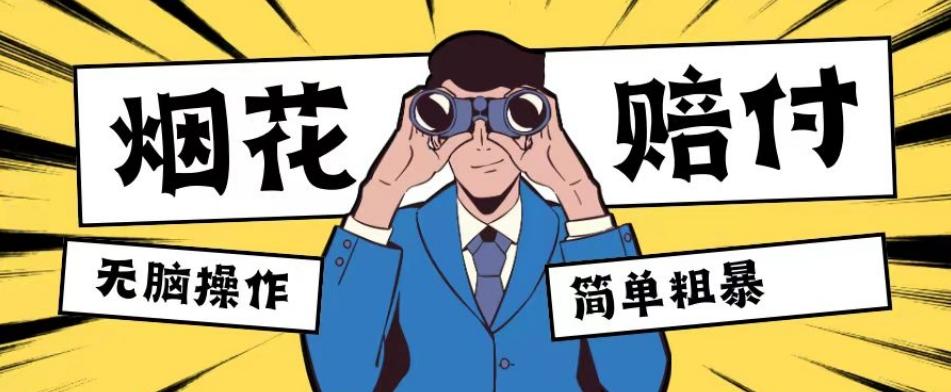最新蓝海玩法，烟花爆竹赔付，单订单赔付200-500无脑操作【仅揭秘】-星火轻创